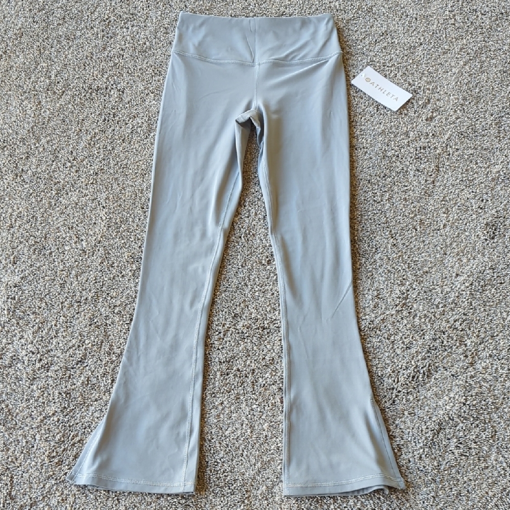 Athleta Elation Split Slim Flare Pant - Feather S